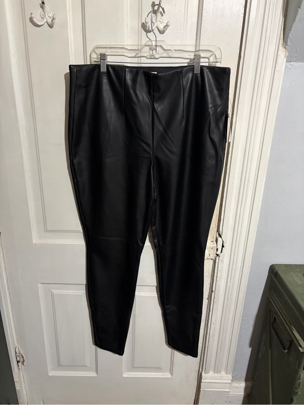 Kohl’s Black Luxe Faux Leather Leggings